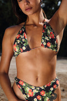 Iamlovein-SORUNLU - Hawaii Black Trio Bikini Top-Bikini & Mayo-1-fleurdirect.live