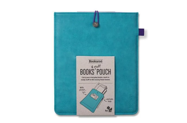 If-If Bookaroo Books & Stuff Pouch Kitap&Defter Kılıfı Turquoise-Defter-1-fleurdirect.live