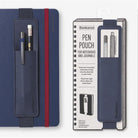 If-İf Bookaroo Pen Pouch Defter üstü Kalemlik Navy Lacivert-Kitap Ayracı-3-fleurdirect.live