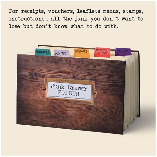 If-If Journals For Life Junk Drawer Folder Efemera Dosyası-Çizgili-4-fleurdirect.live