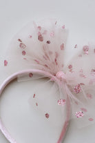 Ilo and Friends-Bowtie in Pink Taç-Saç Aksesuarı-2-fleurdirect.live