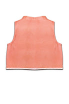 In D'Tales-Keten Bağlamalı Somon Crop Top-Crop Top-2-fleurdirect.live