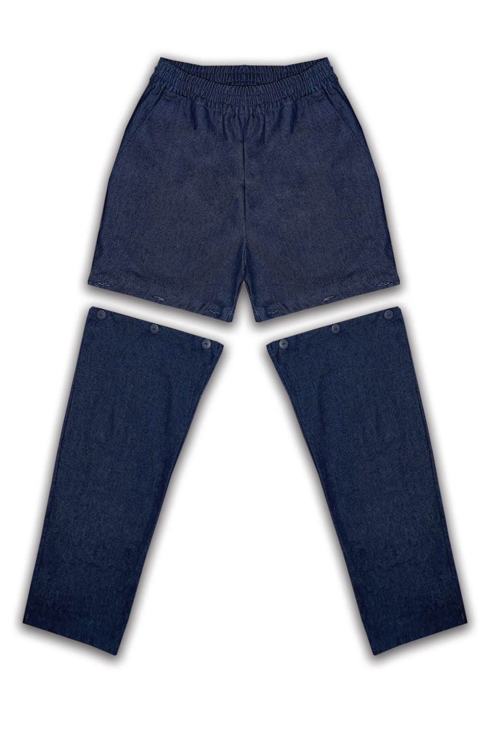 In D'Tales-San Diego Denim Şort - Pantolon-Kot Pantolon-2-fleurdirect.live