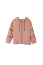 JayJayJumpie-3'ü Bir Arada Dönüşebilir Hoodie Çıkarılabilir Dirsek Parçalı Kapüşonlu Çocuk Sweatshirt | Pembe-Sweatshirts & Hoodies-1-fleurdirect.live