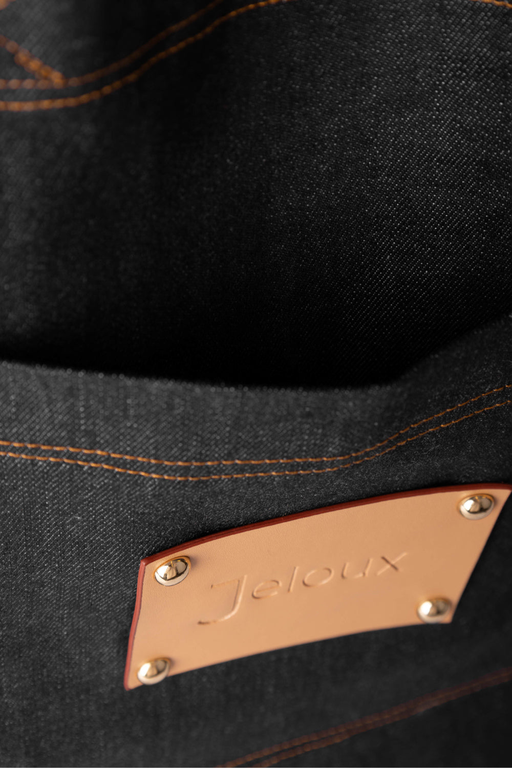 Jeloux-Denim Black Kot Omuz Çantası 54cm X 46cm X 15cm-Omuz Çantası-4-fleurdirect.live