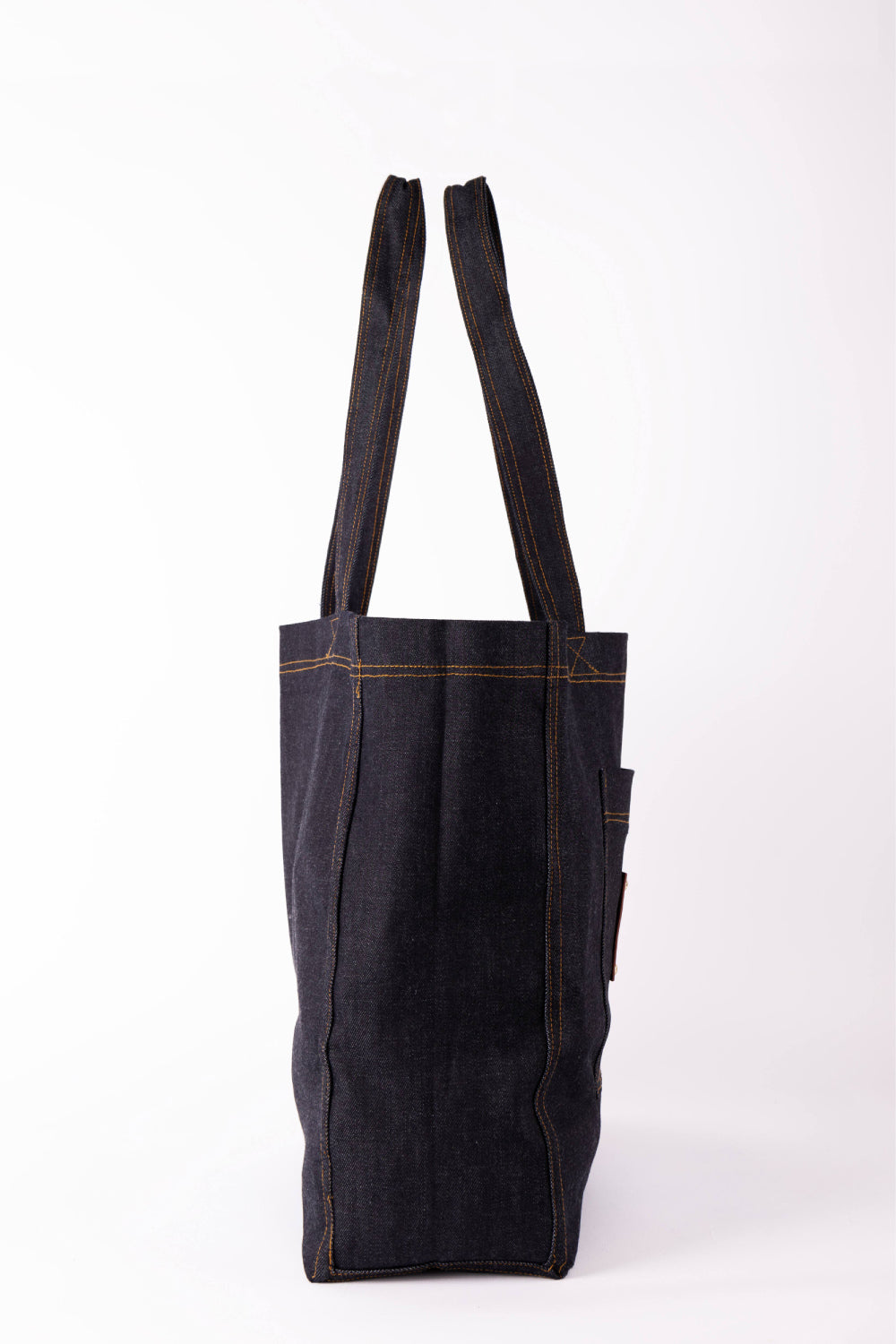 Jeloux-Denim Dark Blue Kot Omuz Çantası 54cm X 46cm X 15cm-Omuz Çantası-3-fleurdirect.live
