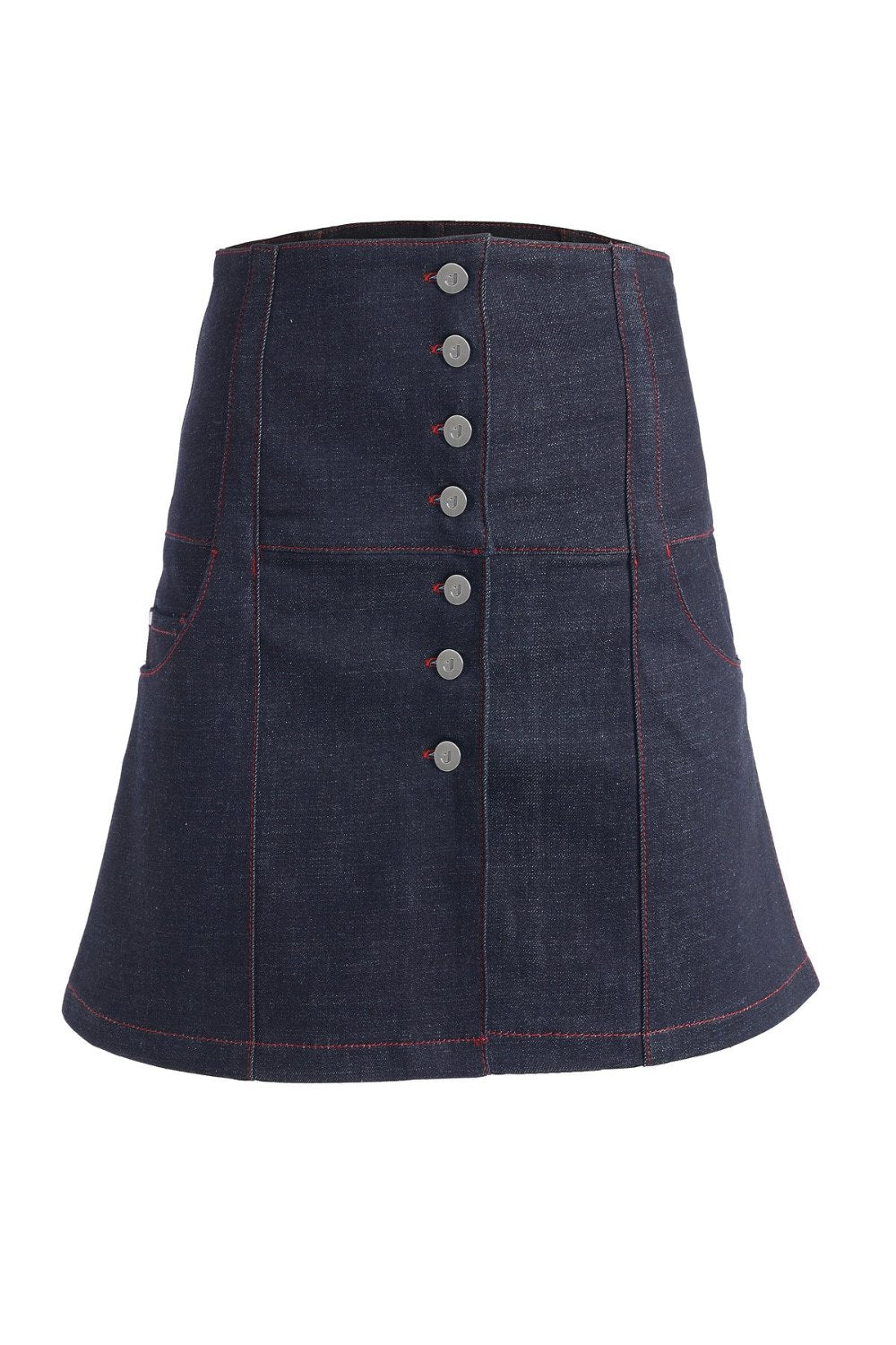 Jendue-Chaby Mini Skirt Deep Blue-Etek-3-fleurdirect.live