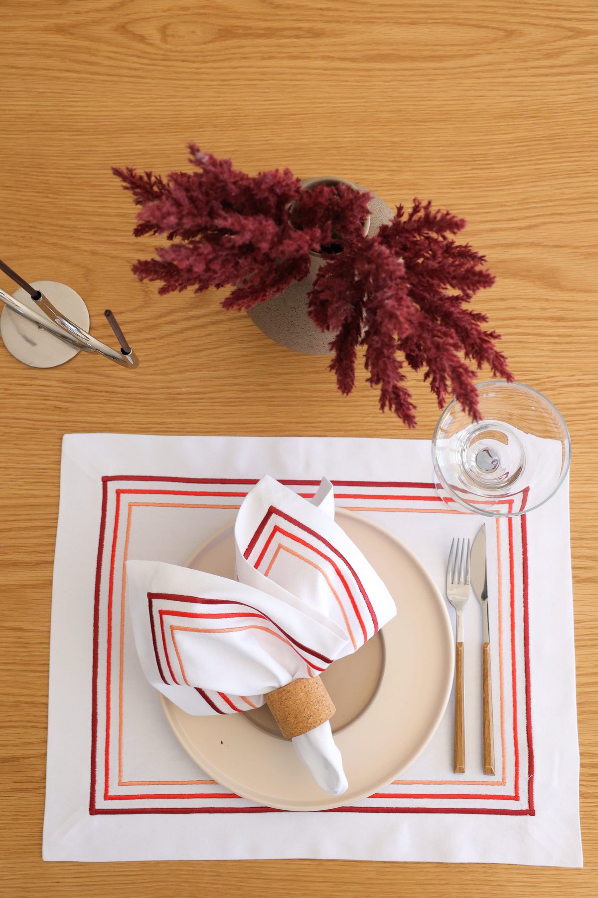 KM Home Collection-2'li Set Sunset Amerikan Servis-Sunum Aksesuarları-1-fleurdirect.live