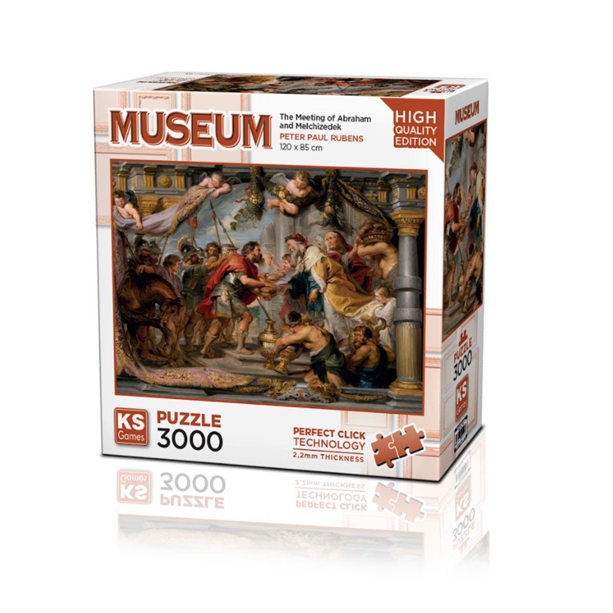 KS Puzzle-23018 The Meeting Of Abraham And Melchizedek 3000 Parça Ks Puzzle-Puzzle-1-fleurdirect.live