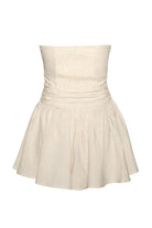 Kahshan-Beige 'Petit Fairytail' Mini Dress-Elbise-2-fleurdirect.live