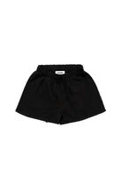 Kahshan-Black 'freedom' Linen Shorts-Şort-1-fleurdirect.live