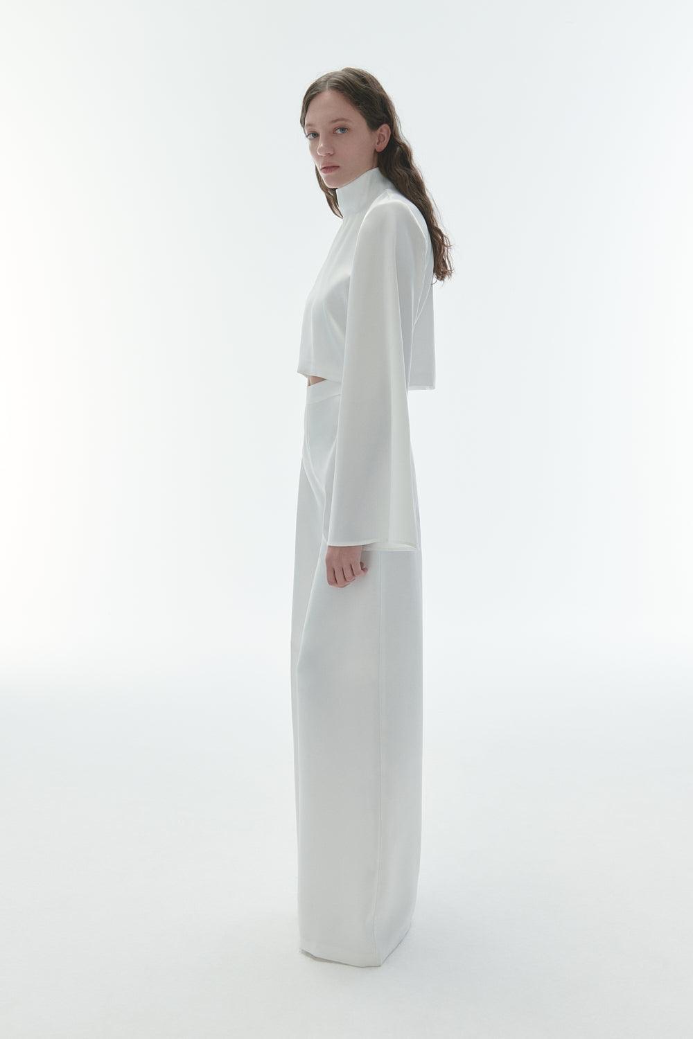 Karrla-Yvonne Satin Trousers-Pantolon-2-fleurdirect.live