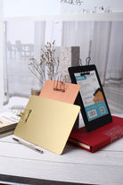 Kayigo-Tiny Alüminyum A4 Clipboard Gold-Notluk-2-fleurdirect.live