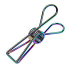 Kayigo-Tiny Paslanmaz çelik Mini Mandal Onikili Rainbow-Ataş-1-fleurdirect.live