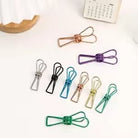 Kayigo-Tiny Paslanmaz çelik Mini Mandal Onikili Rainbow-Ataş-3-fleurdirect.live