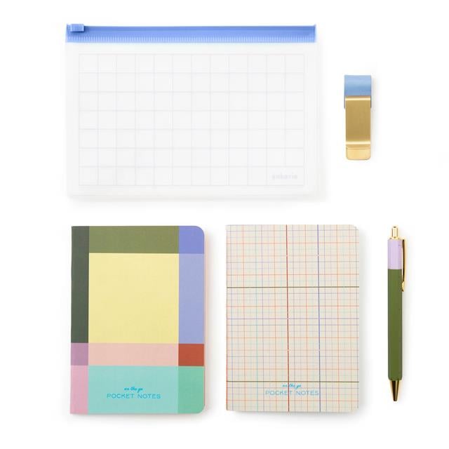 Kikkerland-Kikkerland Inkerie On The Go Stationery Set Kırtasiye Seti-Kalem Seti-1-fleurdirect.live