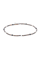Kimolos-Boysenberry Necklace 316 Ayar Çelik Ve Doğal Taşlı Erkek Kolye-Kolye-1-fleurdirect.live