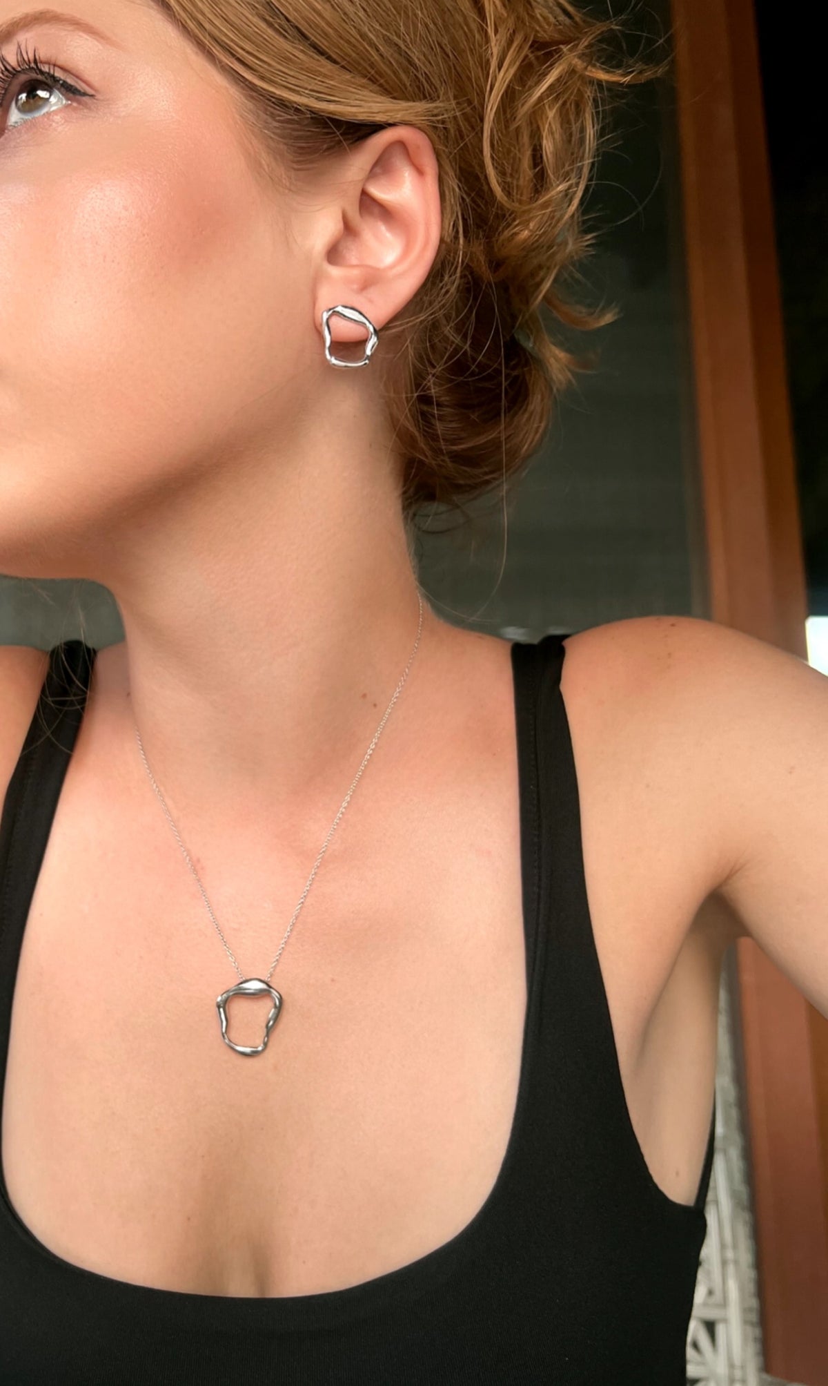 Kimolos-Helios Earring 925 Ayar Gümüş Küpe-4-fleurdirect.live
