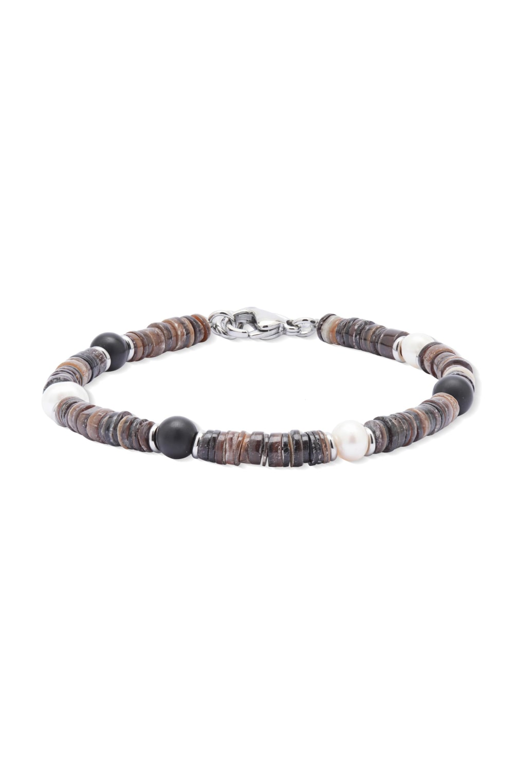 Kimolos-SORUNLU - Boysenberry Bracelet 316 Ayar çelik Ve Doğal Taşlı Erkek Bileklik-Bileklik-1-fleurdirect.live