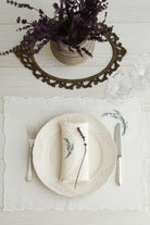 Km Home Collection-2'li Set Lavanta İşlemeli Keten Amerikan Servis-Sunum Aksesuarları-1-fleurdirect.live