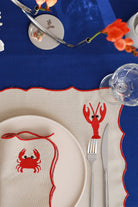 Km Home Collection-2'li Set Locusta Pamuk Amerikan Servis-Sunum Aksesuarları-2-fleurdirect.live