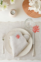 Km Home Collection-2'li Set Mercan İşlemeli Amerikan Servis-Sunum Aksesuarları-1-fleurdirect.live