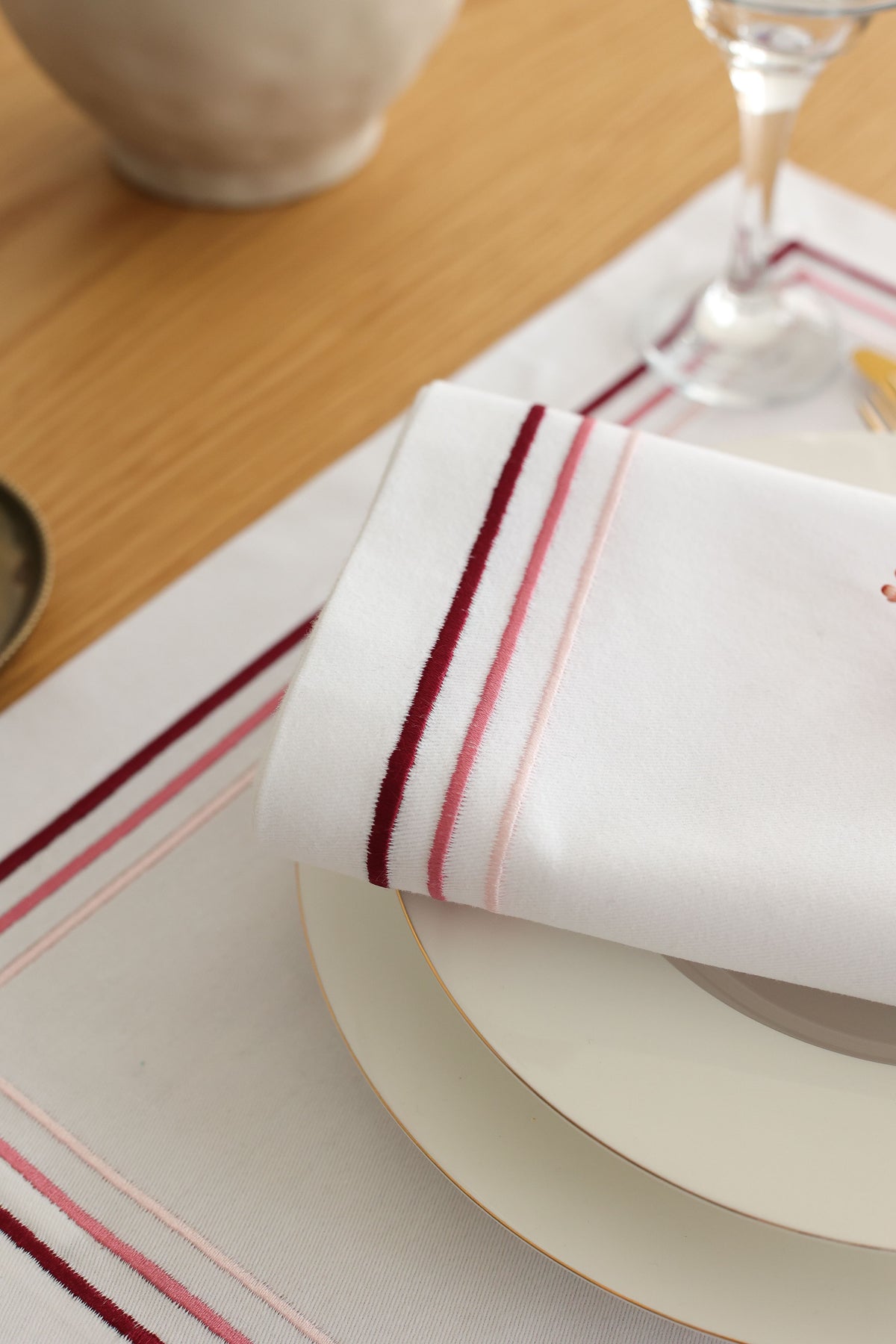 Km Home Collection-2'li Set Rosé Amerikan Servis-Sunum Aksesuarları-6-fleurdirect.live