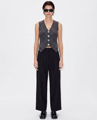 Kntlgy-Multi Button Ribbed Yelek-Yelek-2-fleurdirect.live