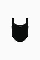 Kntlgy-SORUNLU - Crooked Triko Crop Top-Top-1-fleurdirect.live