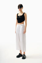 Kntlgy-SORUNLU - Crooked Triko Crop Top-Top-2-fleurdirect.live
