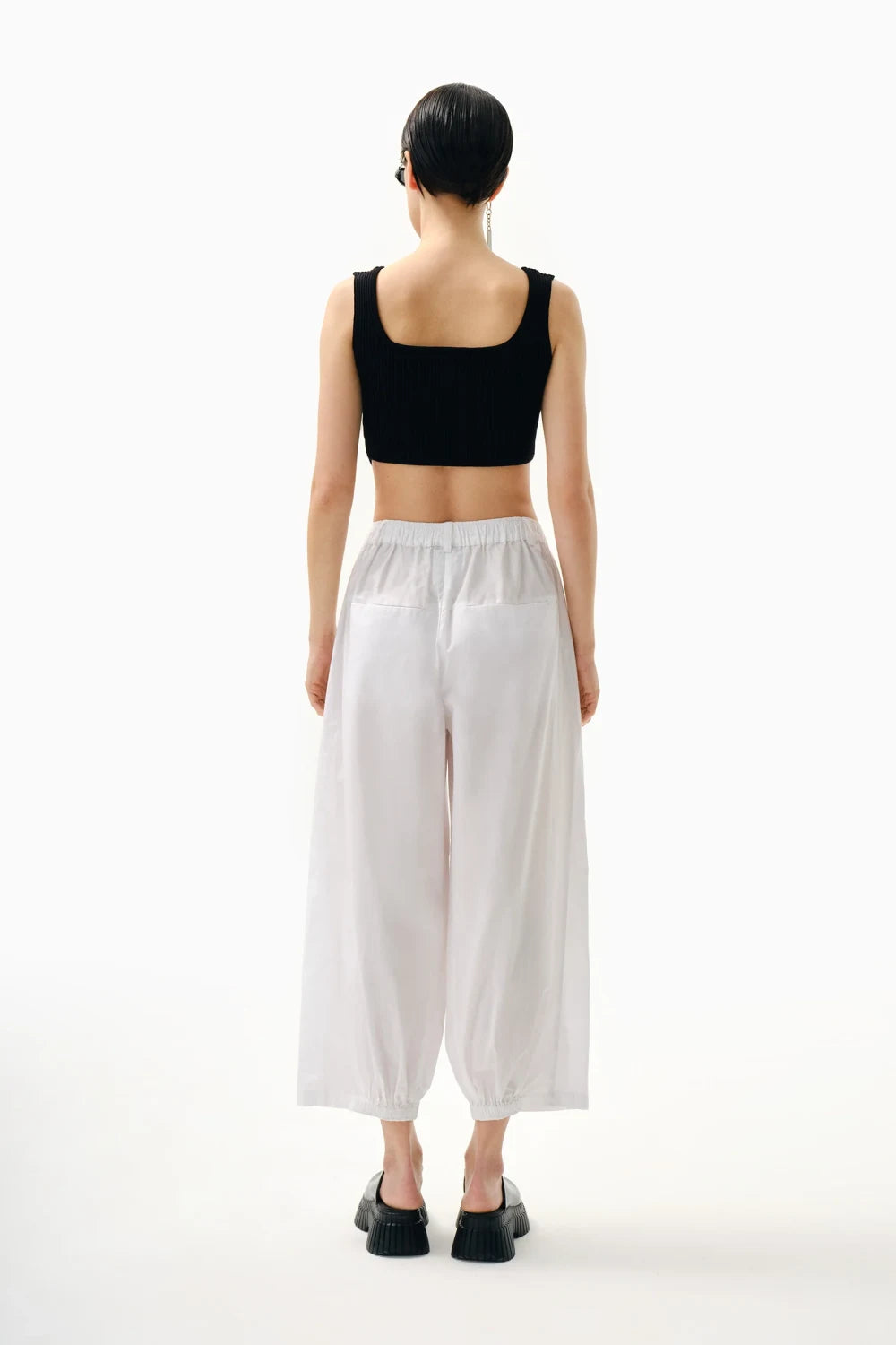 Kntlgy-SORUNLU - Crooked Triko Crop Top-Top-3-fleurdirect.live