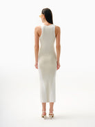 Kntlgy-Waterfall Fitilli Bej Midi Elbise-Elbise-4-fleurdirect.live