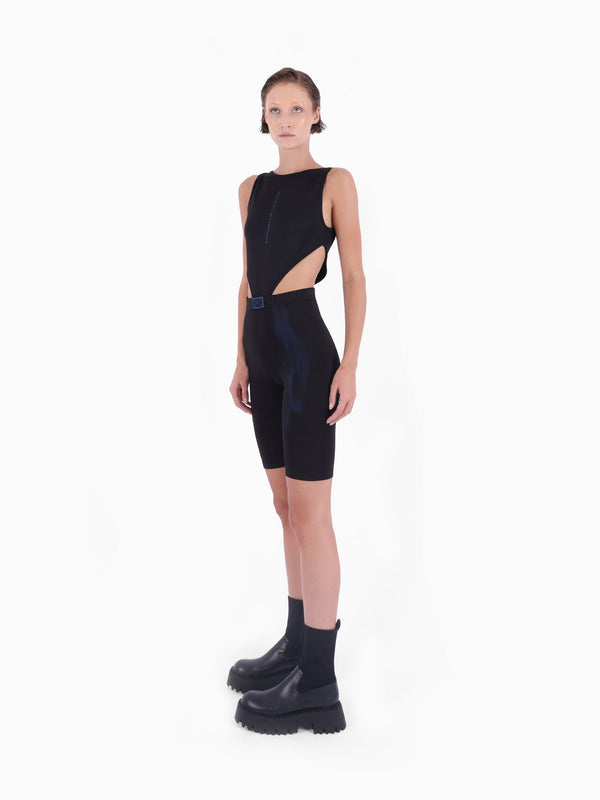 X Edk Biker Jumpsuit With Ai Print