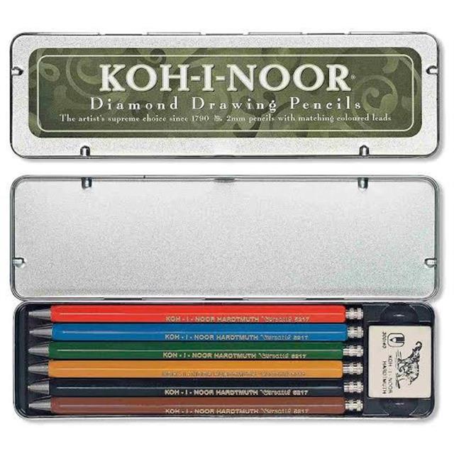 Koh İ Noor-Koh I Noor 5217 Portmin Versatil Kalem Seti 2.0 Mm 6 Renk 5217 0 N2-Çizim Kalemleri-3-fleurdirect.live