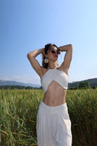 Koi People-Angel Keten Crop-Keten Pantolon-1-fleurdirect.live