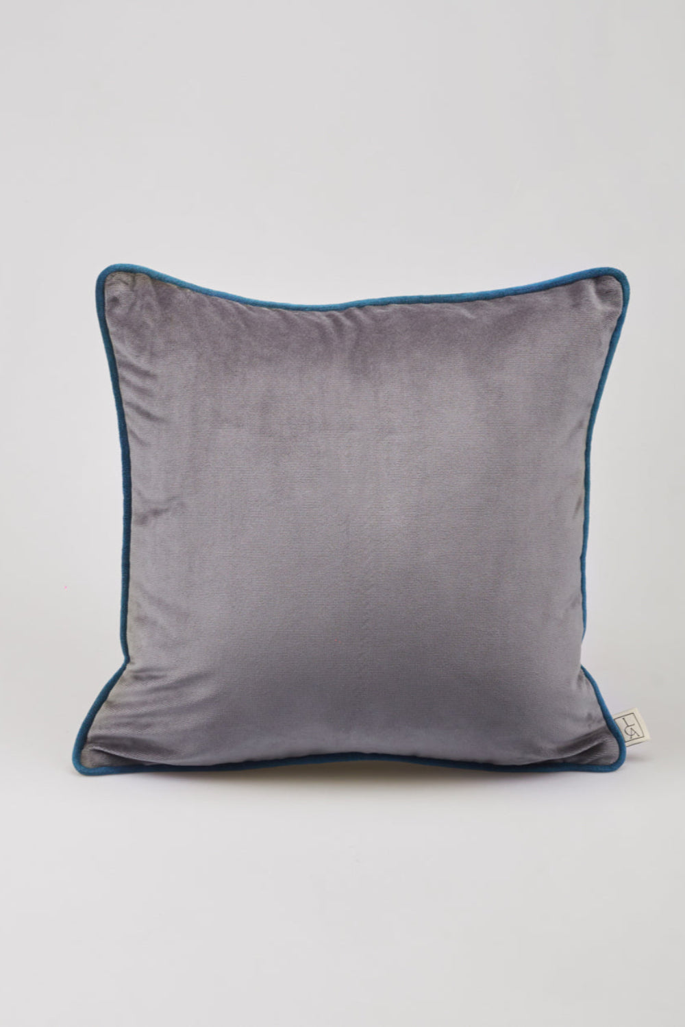 La Casa Antica-Mavi Kadife Yastık Kılıfı (50x50cm)-Yastık Kılıfı-1-fleurdirect.live