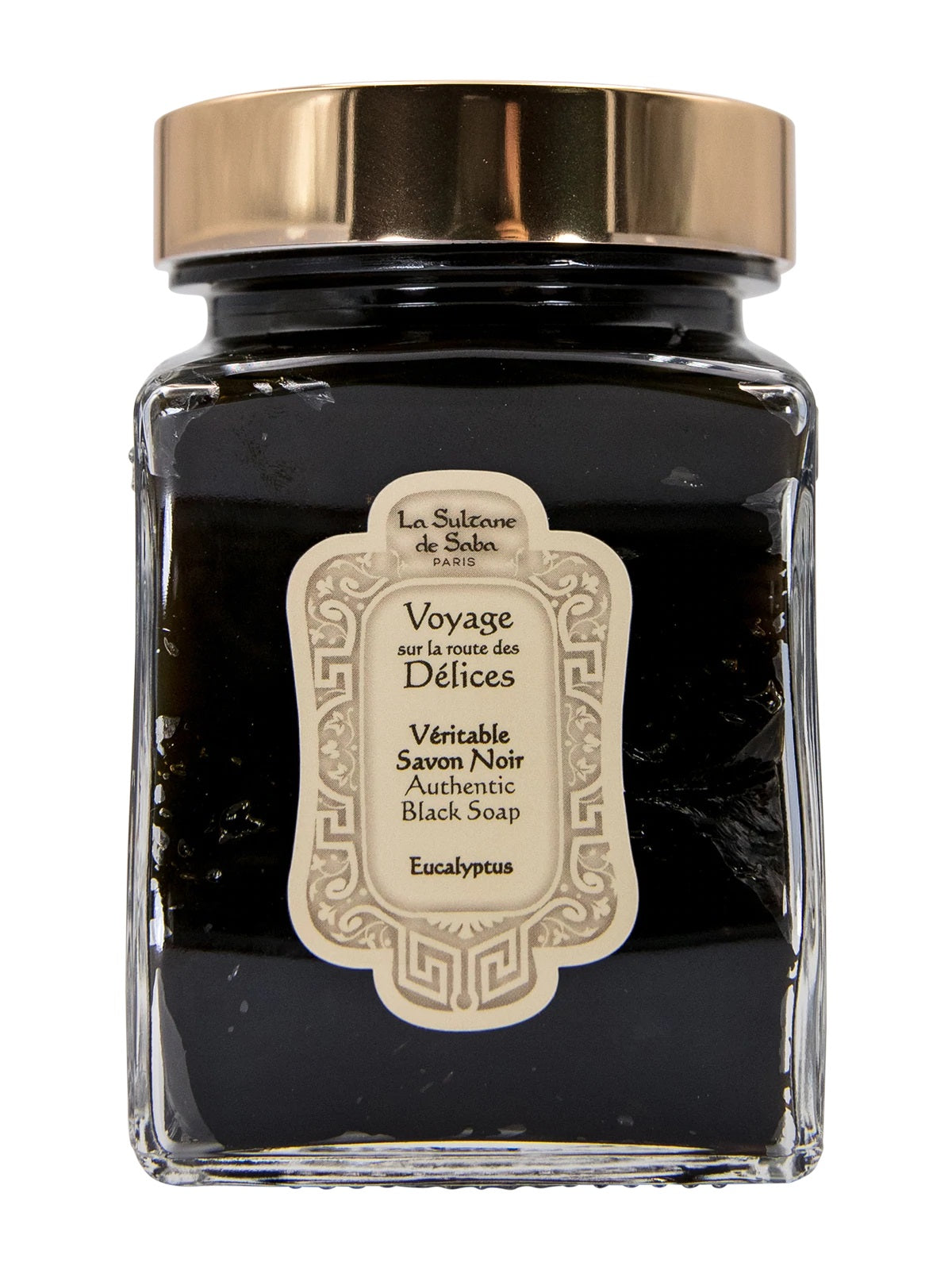 La Sultane De Saba-Real Black Soap With Eucalyptus Essential Oil-Sabun-1-fleurdirect.live