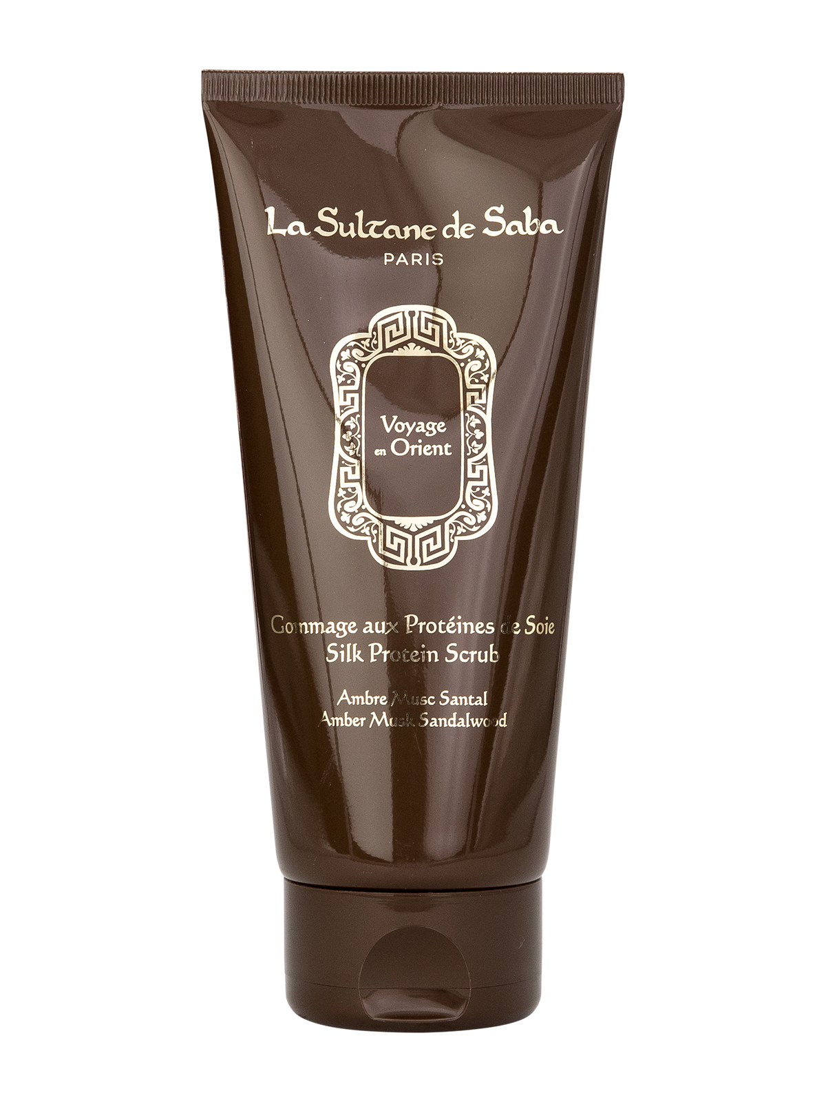 La Sultane De Saba-Silk Protein Scrub Amber Musk Sandalwood - Orient-Peeling-1-fleurdirect.live
