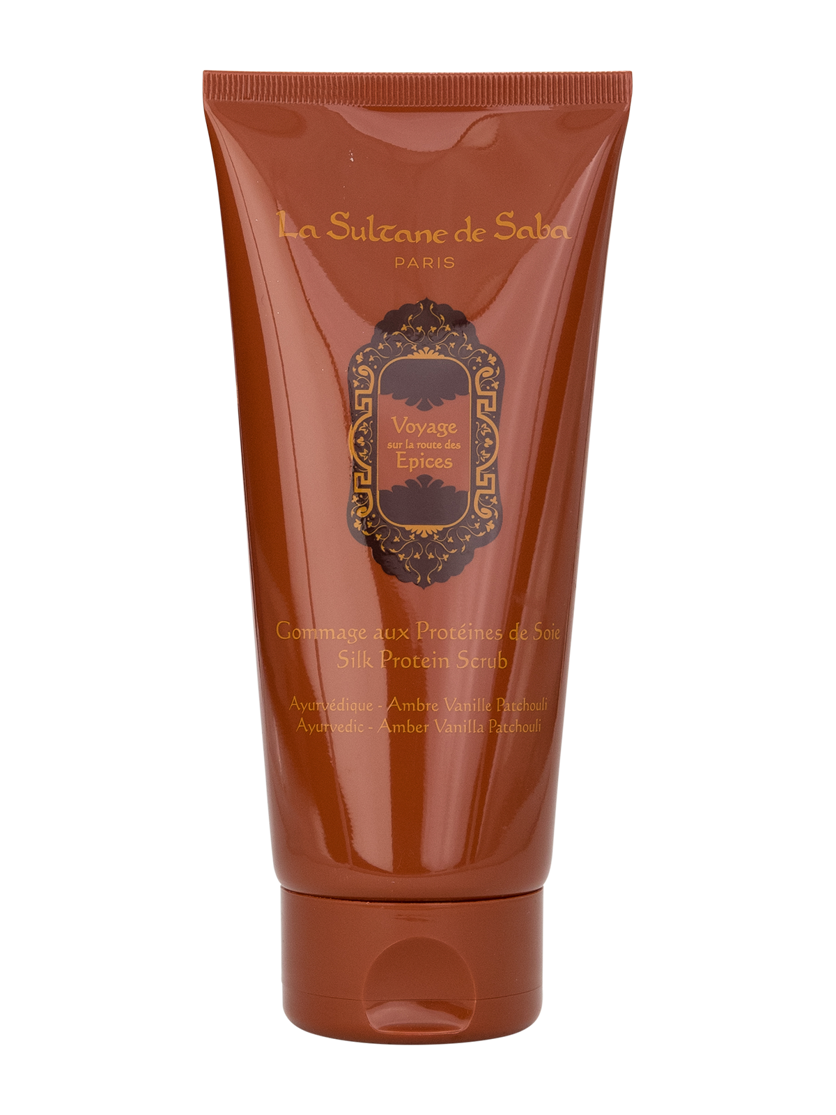 La Sultane De Saba-Silk Protein Scrub Oriental Ayurvedic Amber Vanilla Patchouli - Spices-Peeling-1-fleurdirect.live