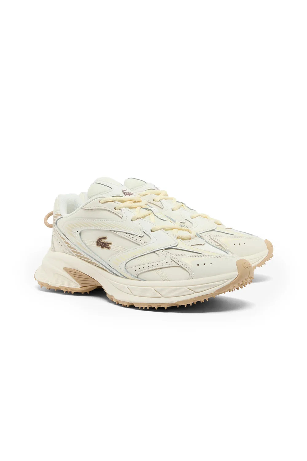 Lacoste-Neo Shot Erkek Krem Sneaker-Sneakers-2-fleurdirect.live