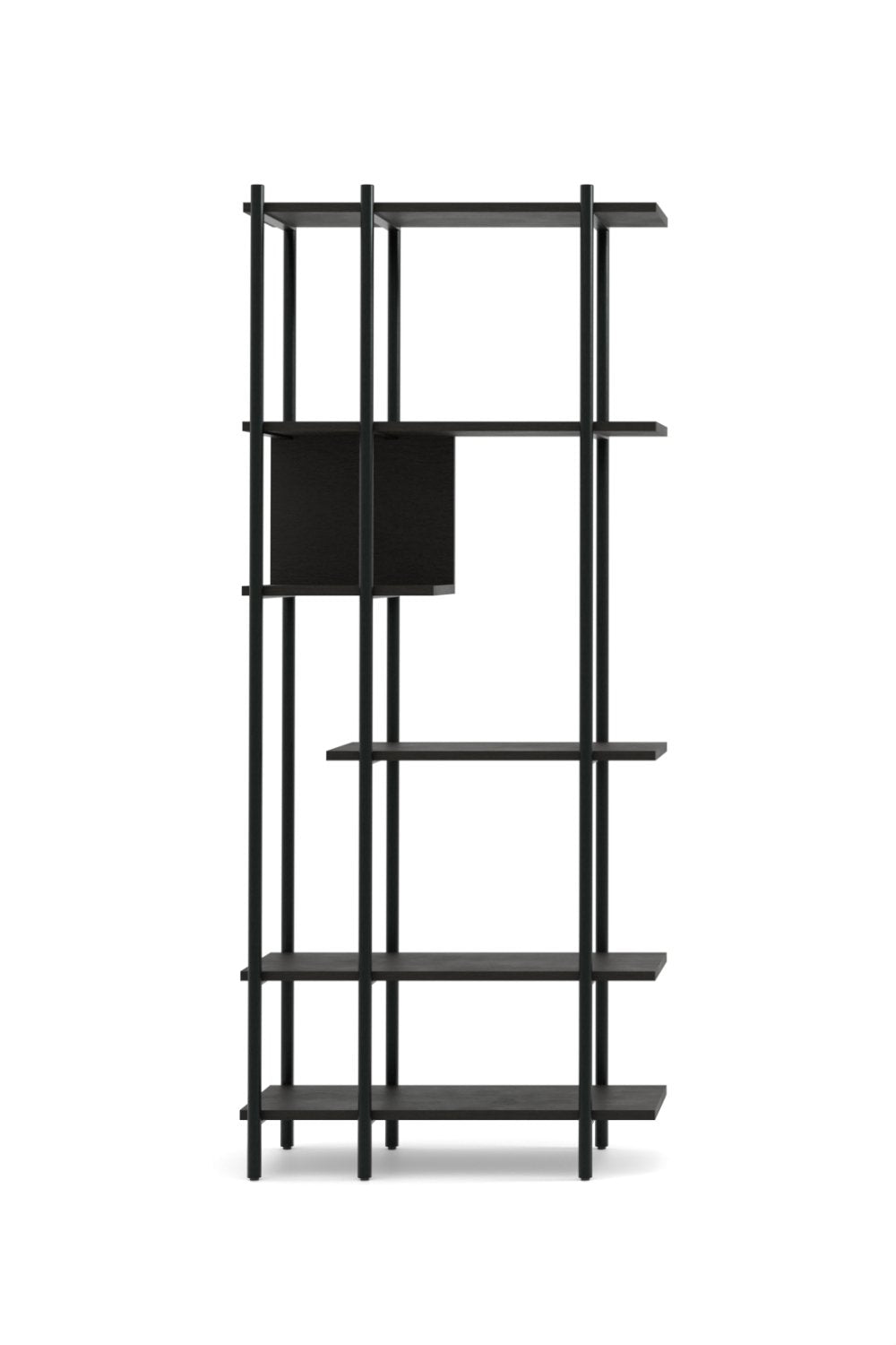 Lagoma-Harmonia Kitaplık Ahşap Raf Metal Çerçeve - 75 Cm-Kitaplık-1-fleurdirect.live