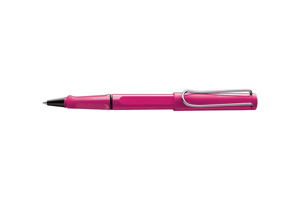 Lamy-Safari Roller Kalem Metal Klips Pembe-Roller Kalem-1-fleurdirect.live