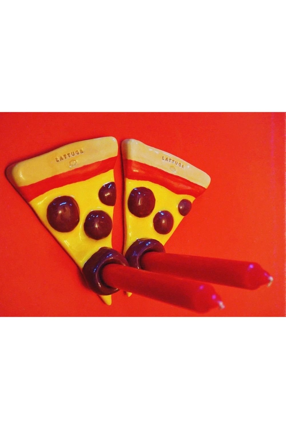 Lattuga Ceramics-Pizza Al Pepperoni Mumluk-Mumluk & Şamdan-4-fleurdirect.live