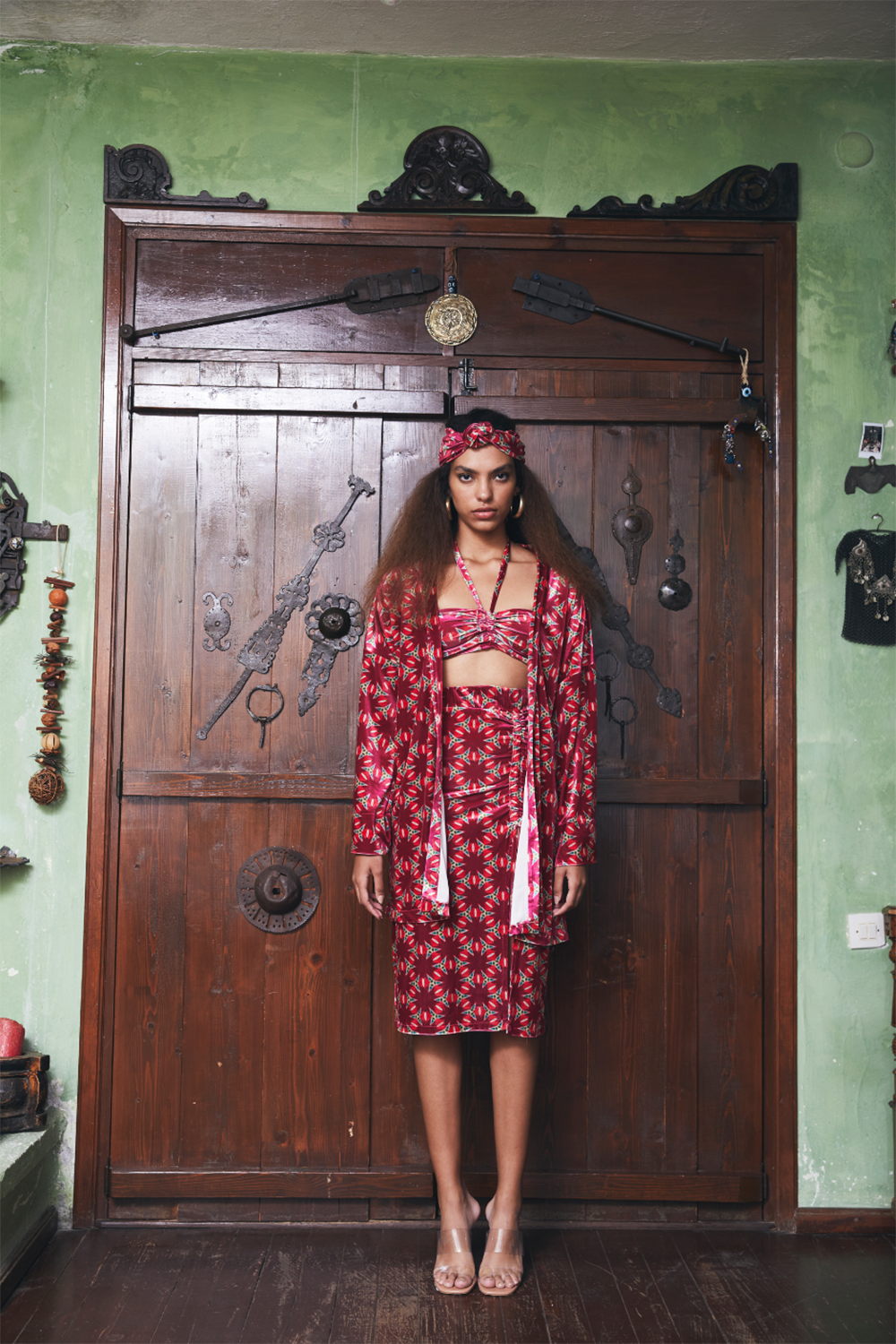 Le-Monade Dreams-Daiquiri Kadife Kimono-Kimono-3-fleurdirect.live