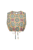 Le-Monade Dreams-Girlfriend Geometrik Desenli Sırt Detaylı Bluz-Bluz-1-fleurdirect.live