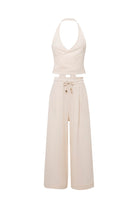 Le-Monade Dreams-Keten Dokulu Ekru Top-Top-3-fleurdirect.live