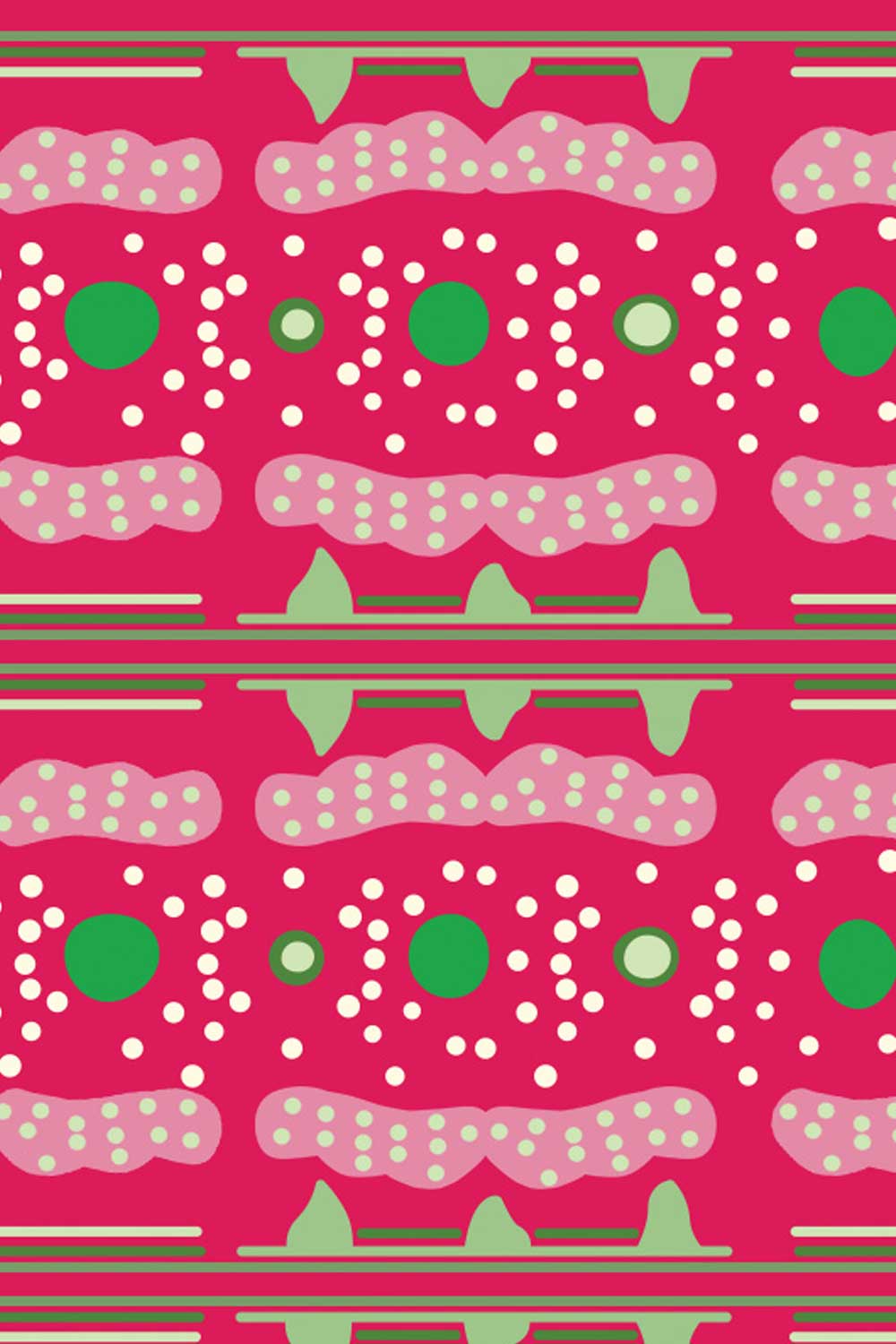 Le-Monade Dreams-Pembe Bulut Desenli Kopanakli Detaylı Pantolon-Pantolon-4-fleurdirect.live