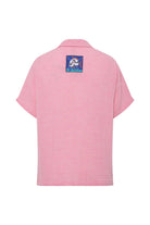 Le-Monade Dreams-Pembe Çizgili Kısa Kol Gömlek-Gömlek-2-fleurdirect.live