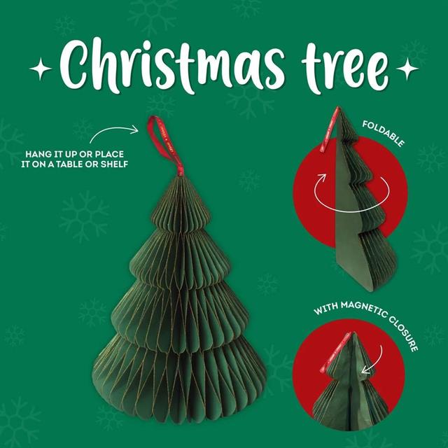 Legami̇-Legami Foldable Paper Christmas Katlanabilir Yılbaşı Ağacı Dekor-Dekoratif Objeler-5-fleurdirect.live