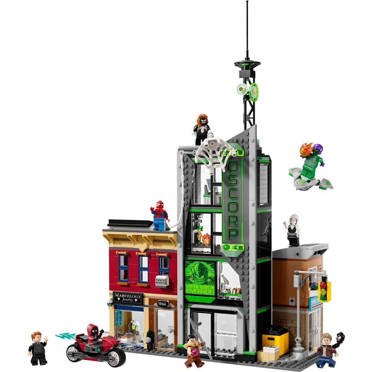 76324 Lego Marvel Örümcek Adam, Oscorpa Karşı 808 Parça +10 Yaş